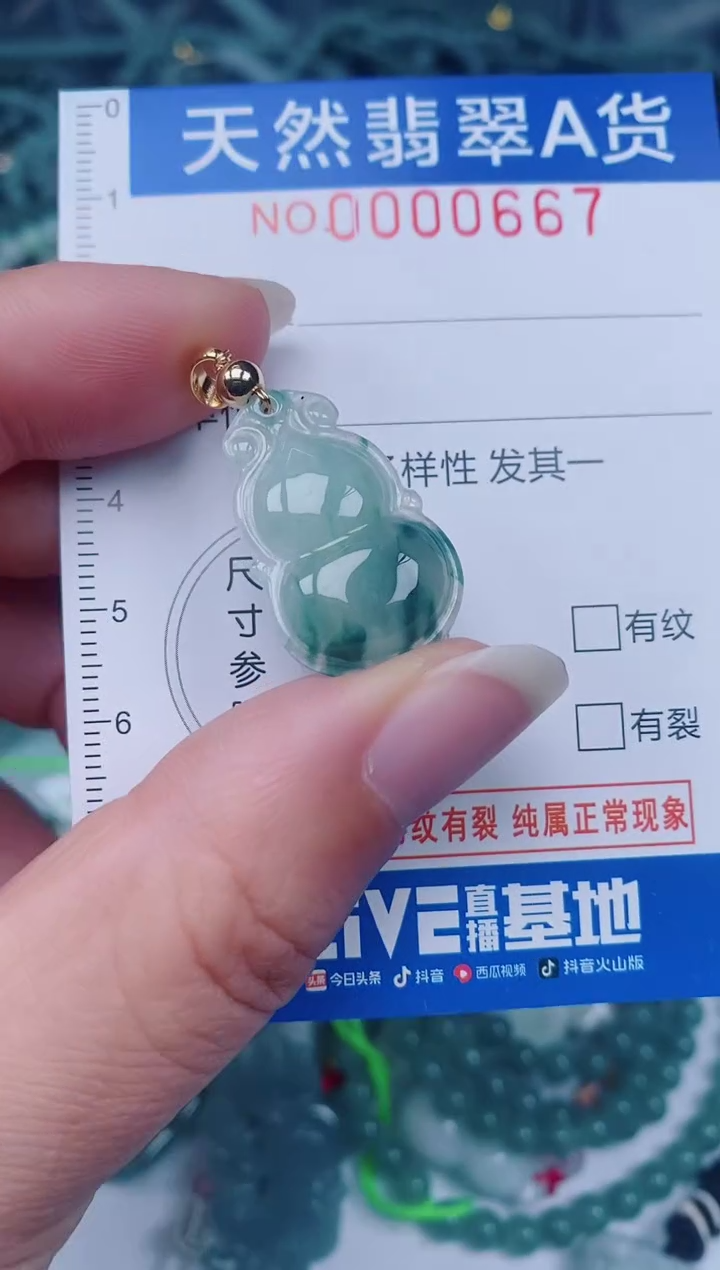 颈饰未镶嵌翡翠00000667