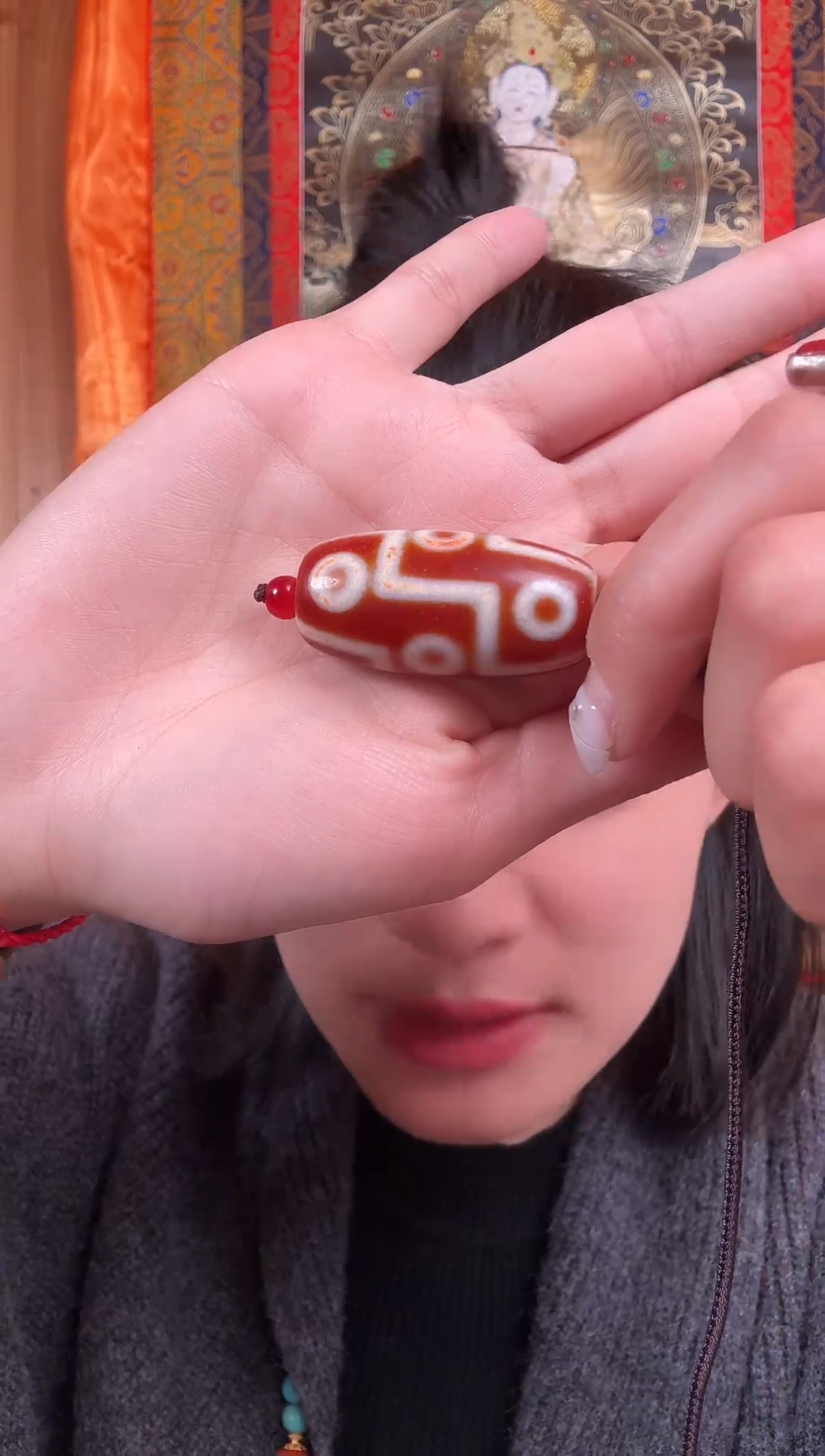 铁合金花岗石恩****1藏式风格珠串