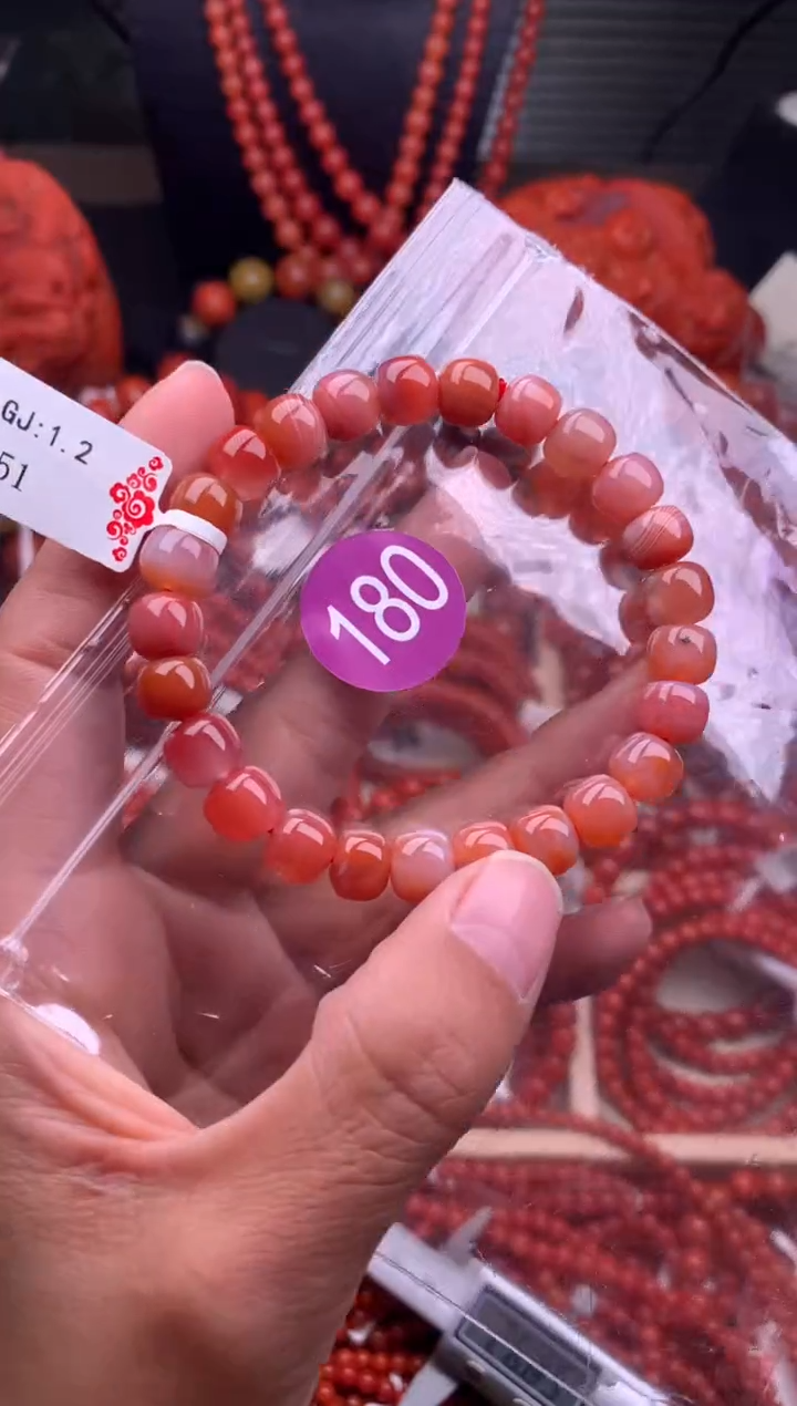 【闪购商品】南红玛瑙珠宝奇石未镶嵌180-8