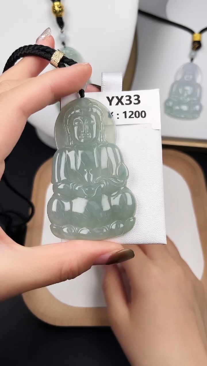 颈饰未镶嵌翡翠YX33大观音