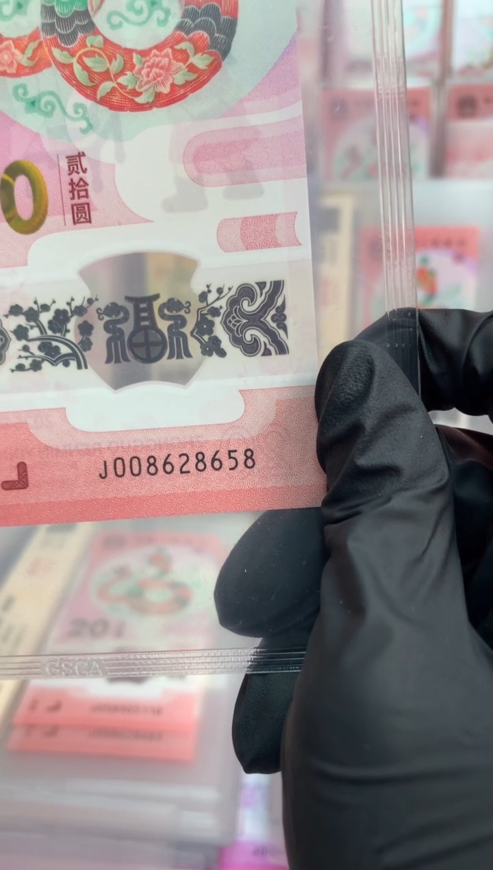 【闪购商品】塑料蛇钞 真钞【单张】8658