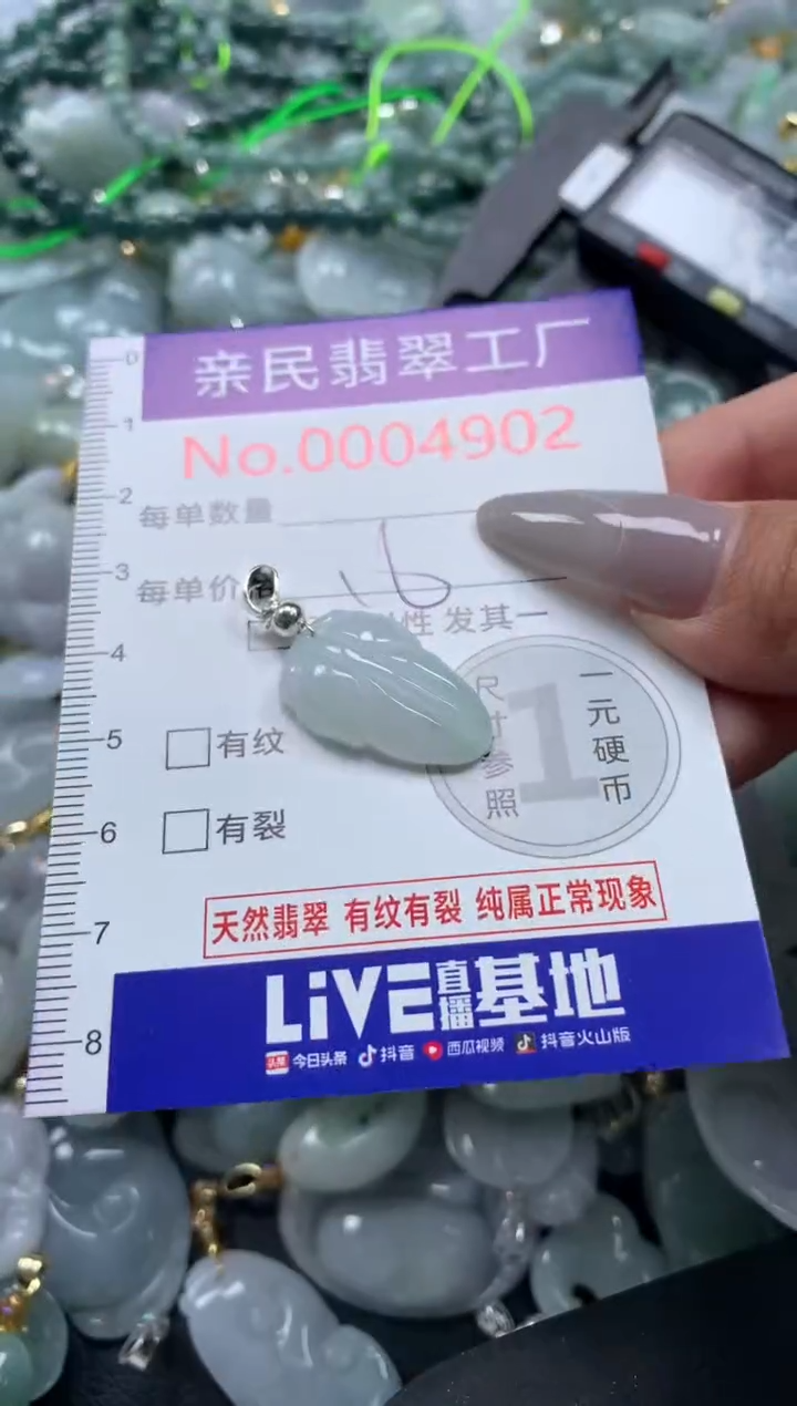 颈饰未镶嵌翡翠4902