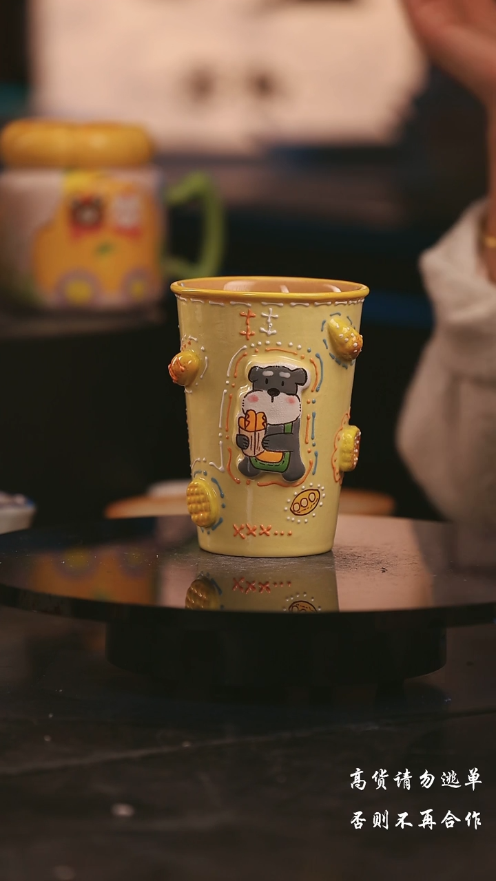 陶瓷景德镇可爱设计师款陶瓷 