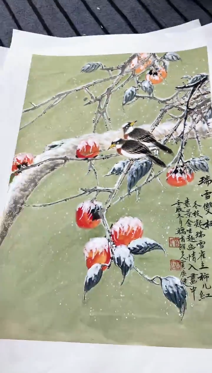 精品国画花鸟作品