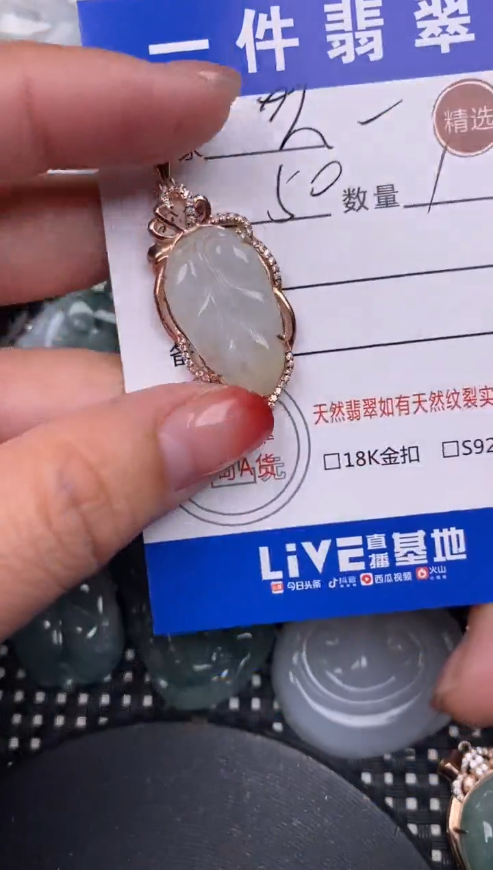 【闪购商品】翡翠颈饰未镶嵌挂件