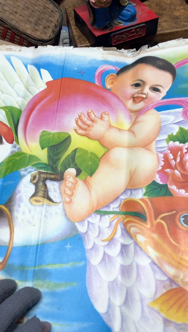 手工艺品琉璃风*痕摆件