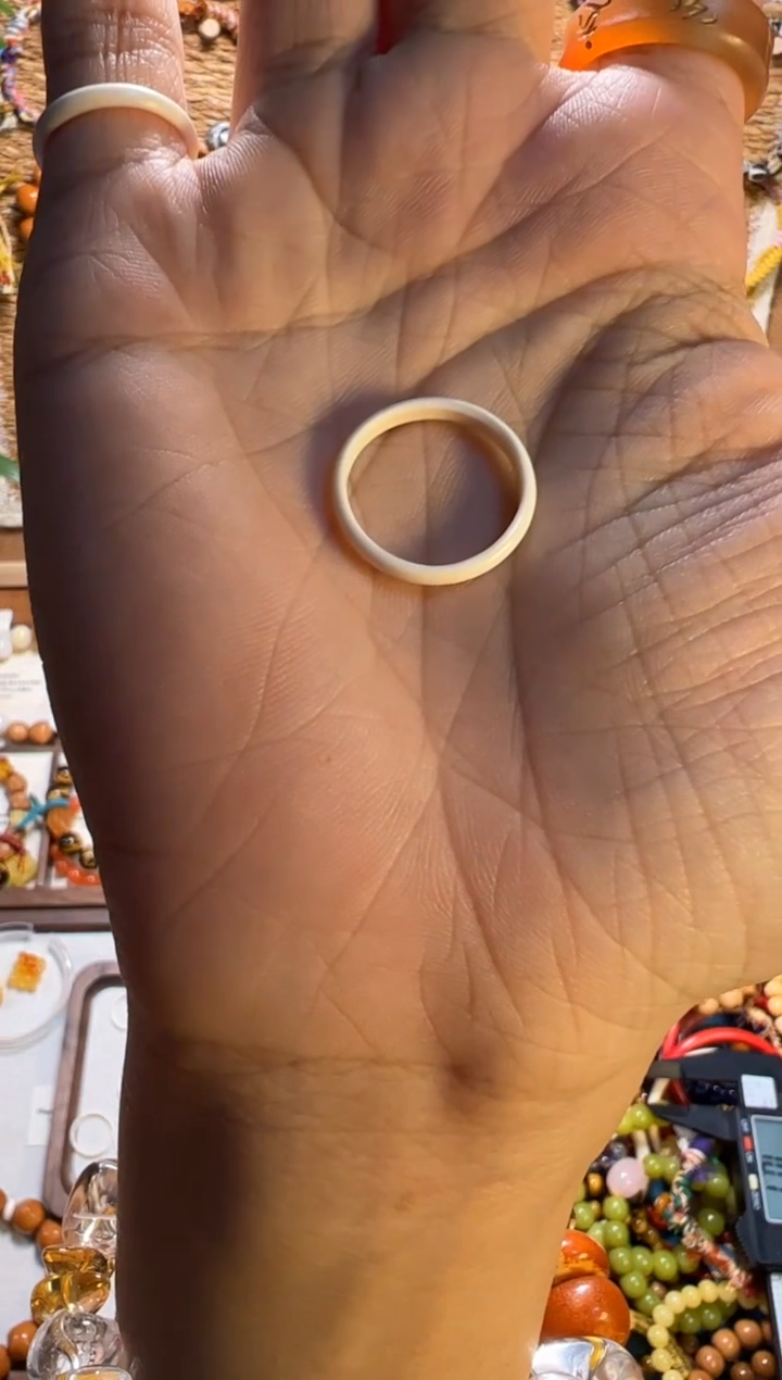 【闪购商品】石膏制品牙牙戒指