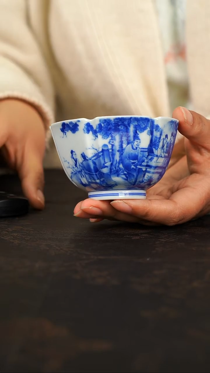 朗谷手工手绘主人杯