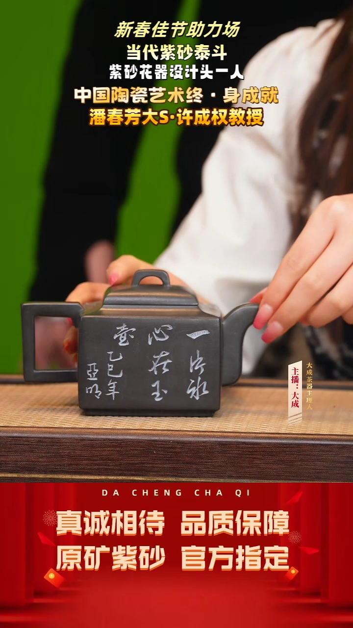 【闪购商品】紫砂茶壶73号潘春芳 高黑料 300cc左右