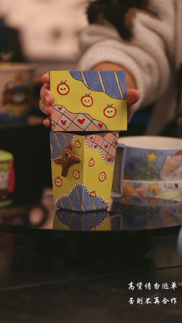 陶瓷景德镇可爱设计师款陶瓷