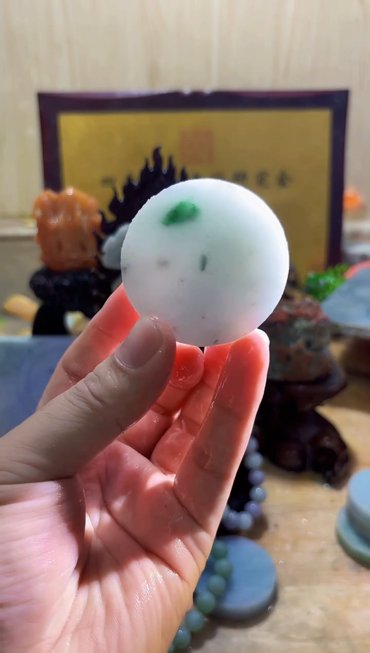 未镶嵌挂件翡翠A货常星5052