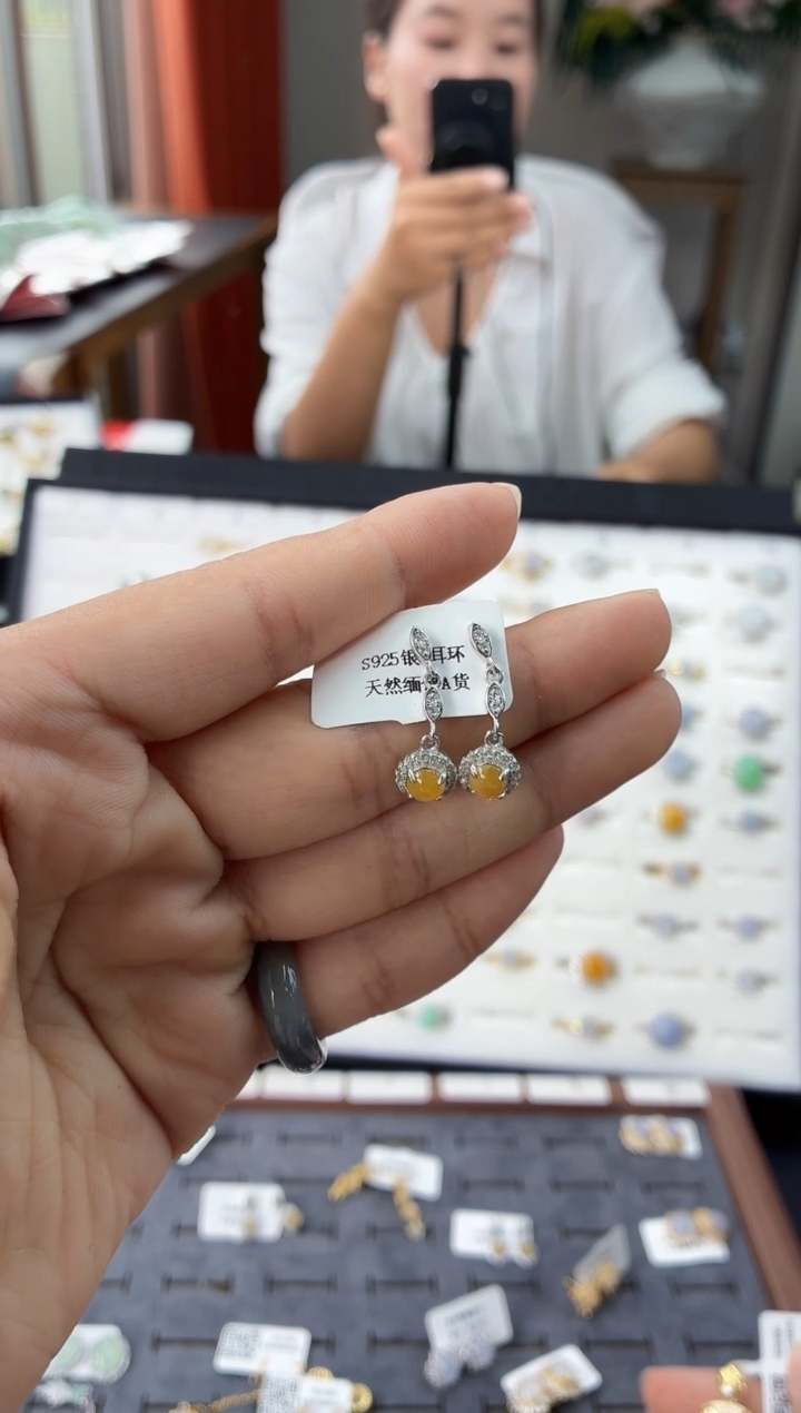 颈饰银S925镶嵌翡翠11111111111111