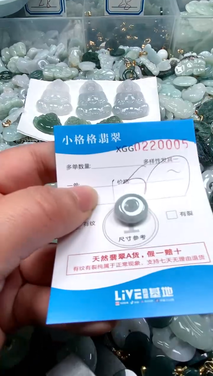 【闪购商品】翡翠颈饰未镶嵌闪购商品0220005
