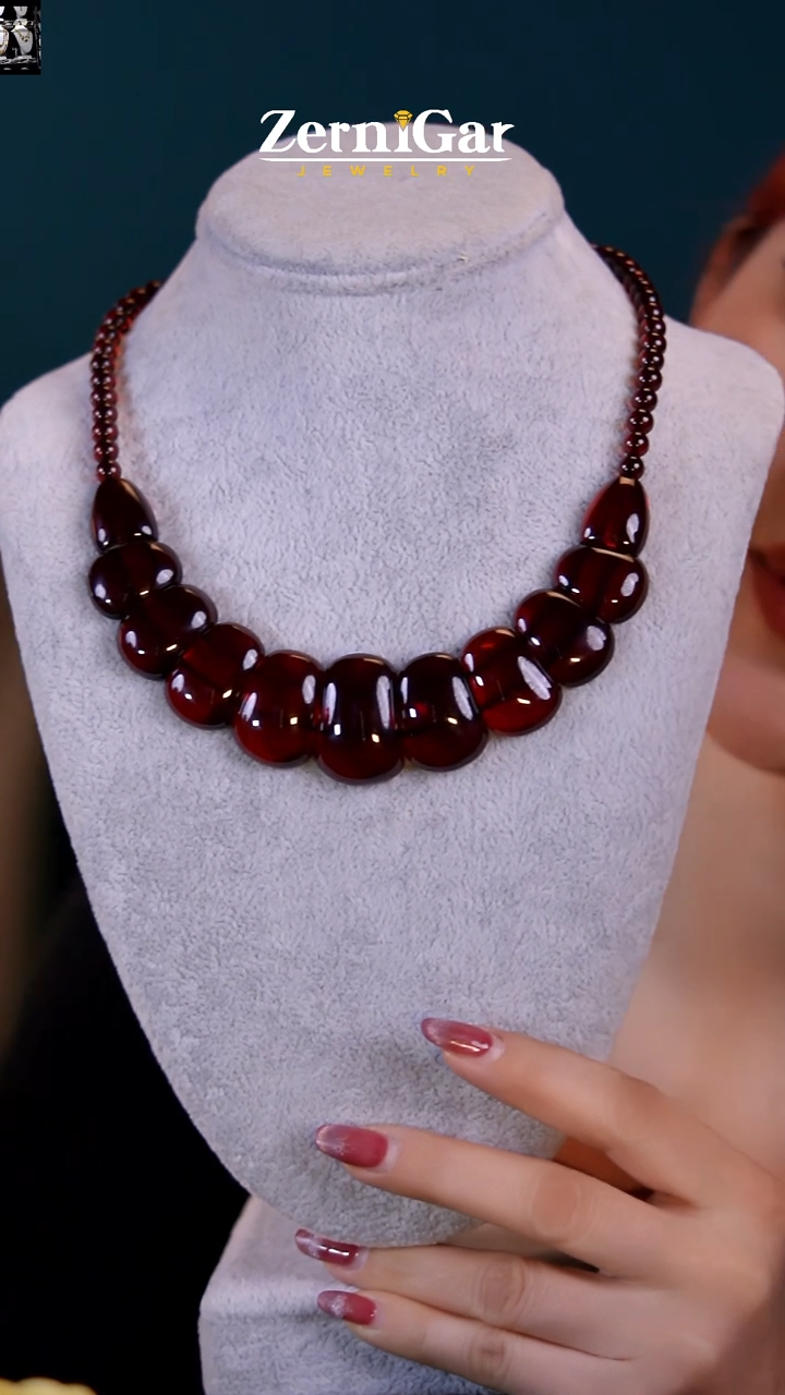 【闪购商品】琥珀颈饰未镶嵌天然琥珀项链