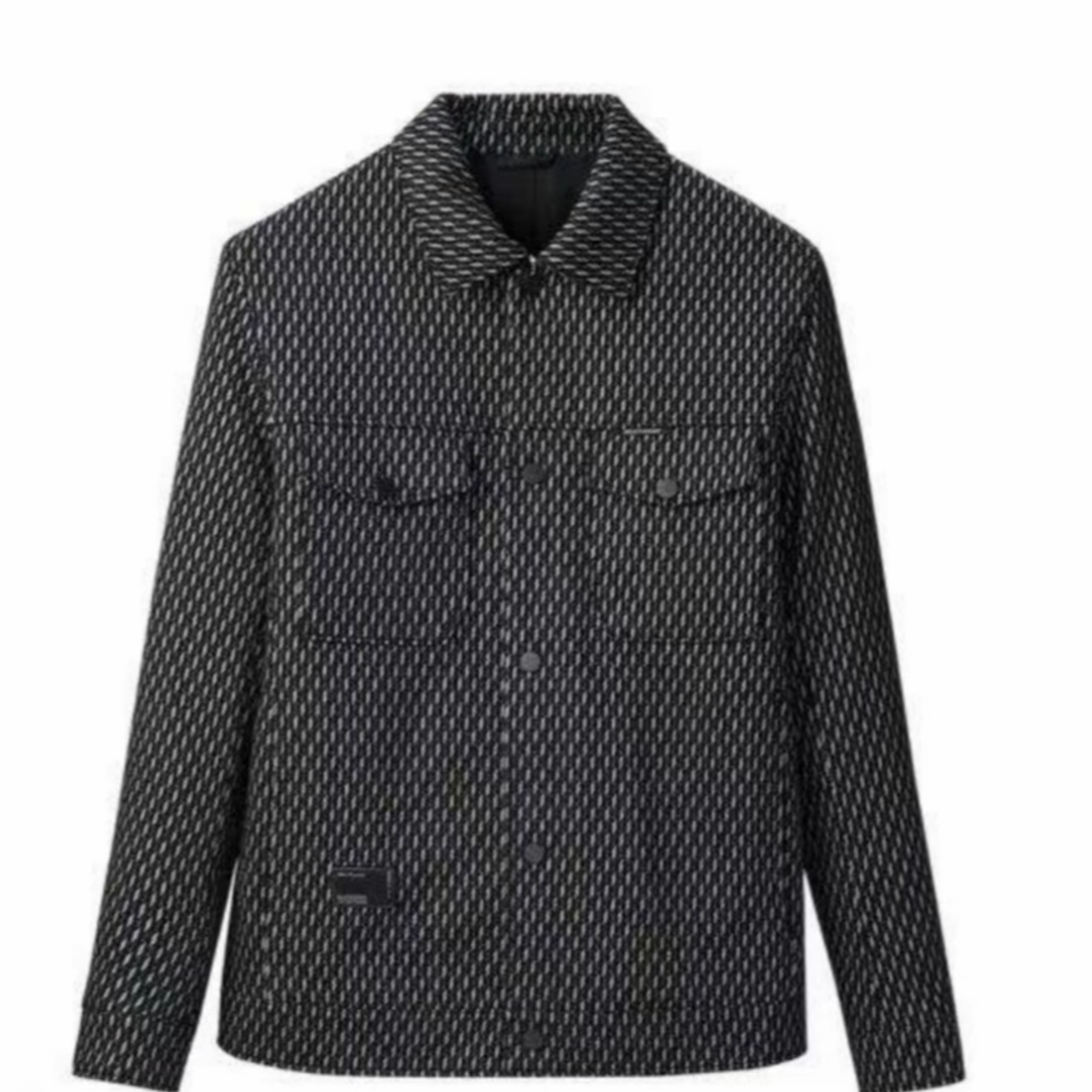 H男士夹克透气易打理剪标翻领夹克休闲舒适