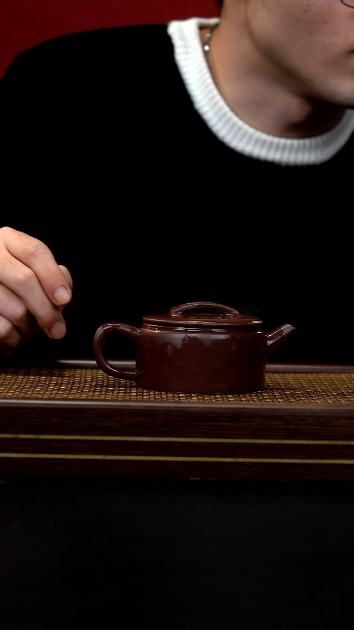 茶壶紫砂lcc紫泥汉瓦200CC