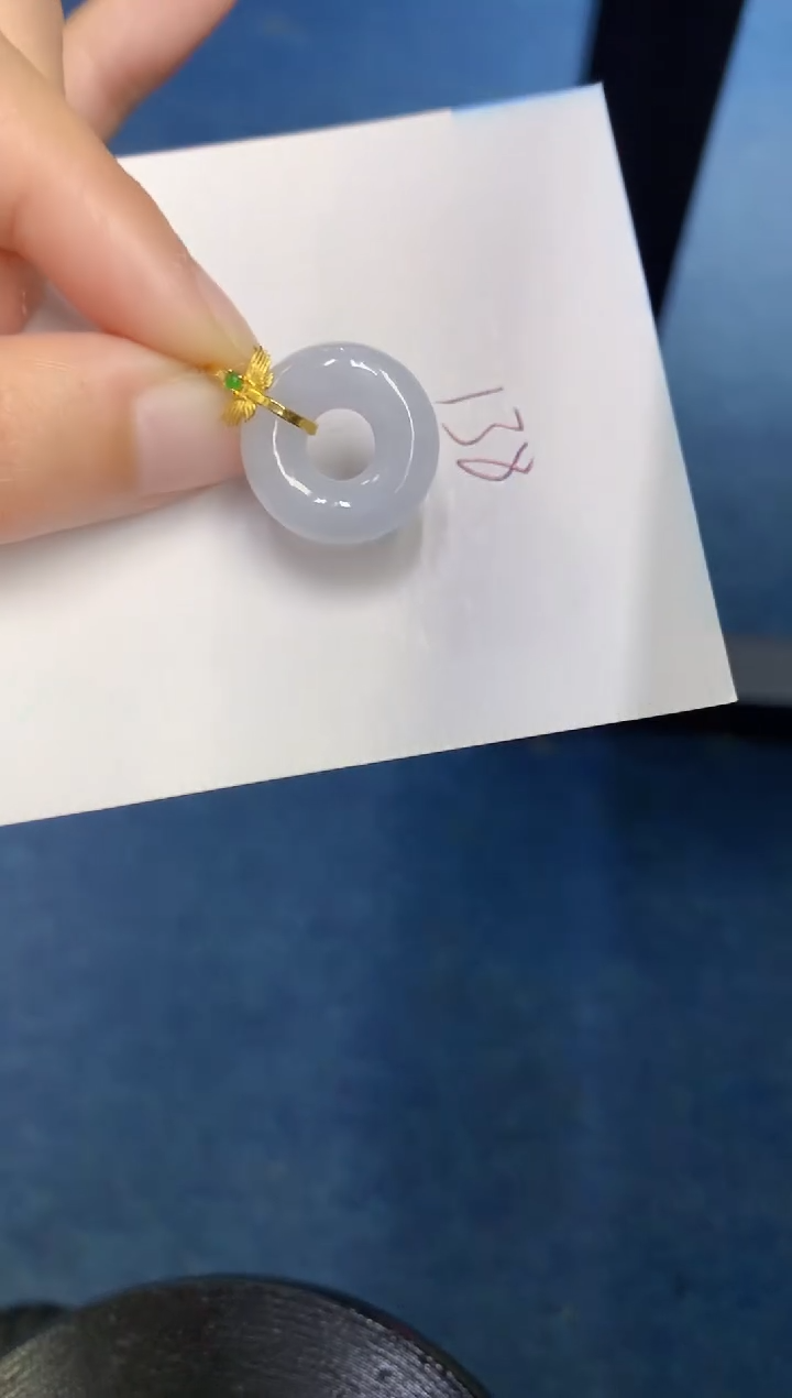 【闪购商品】翡翠颈饰18K金镶嵌000000000