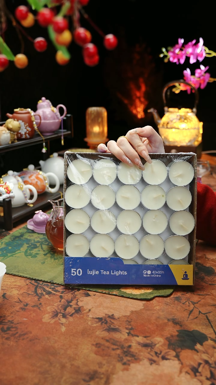 【闪购商品】植物蜡烛4小时50颗茶蜡烛