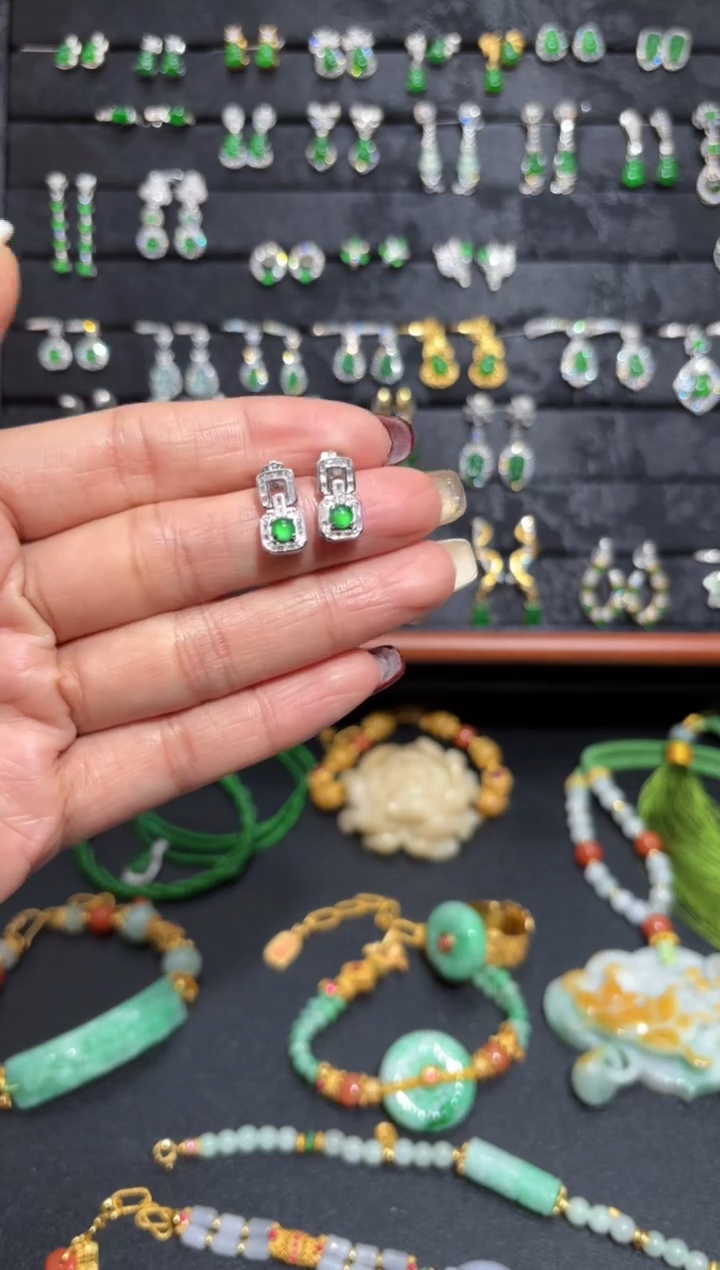 【闪购商品】翡翠颈饰银S925镶嵌蛋面/支持复检/一件