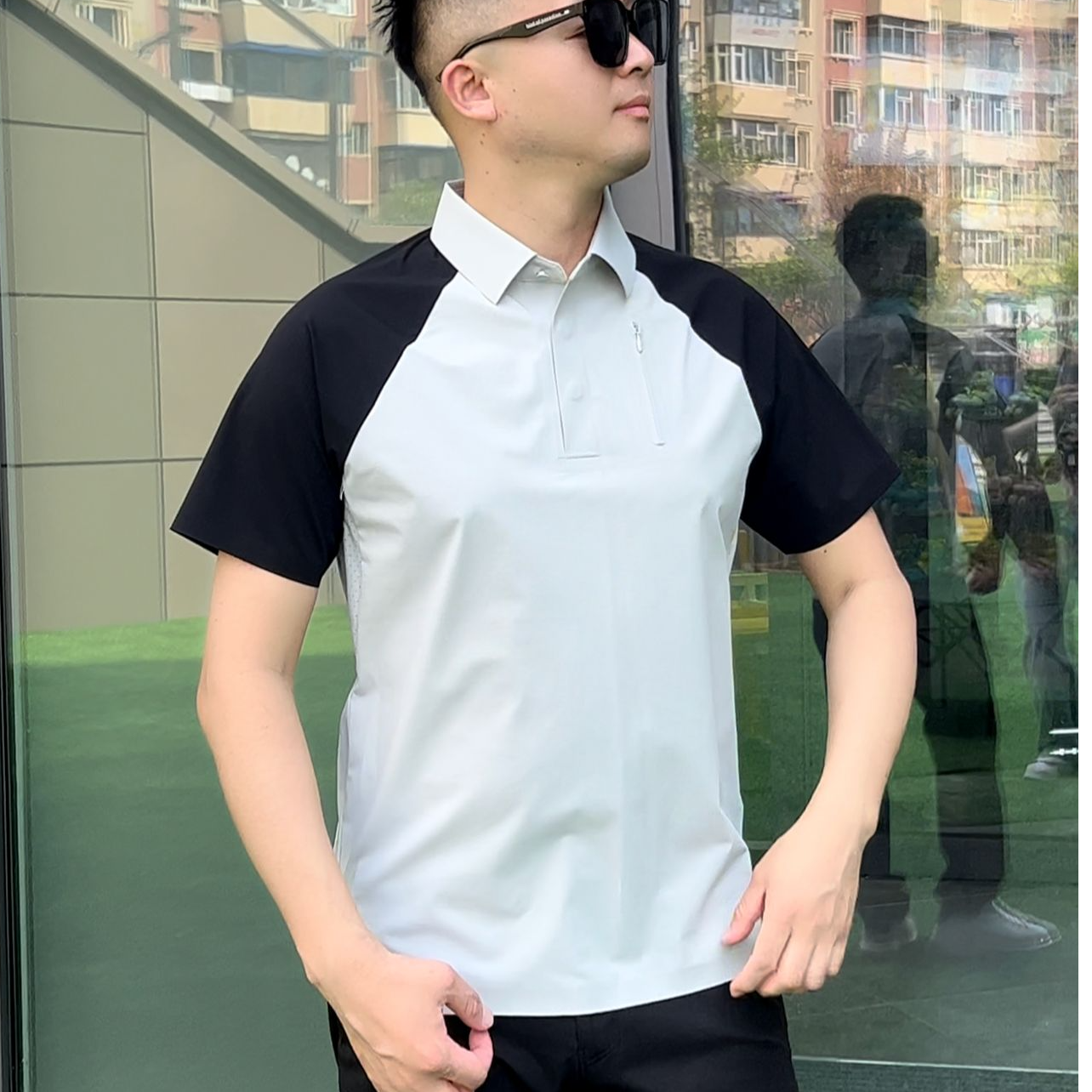 1326525 657新款潮流男士时尚休闲百搭短袖T恤