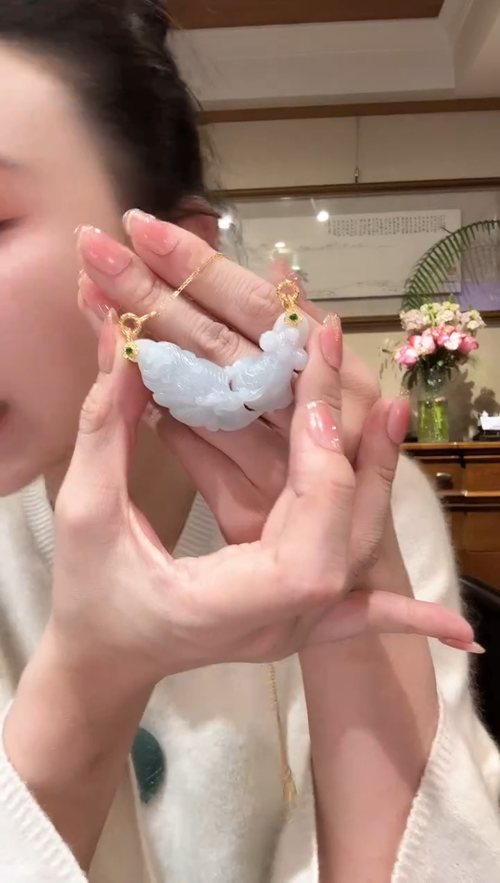 【闪购商品】翡翠颈饰未镶嵌国风