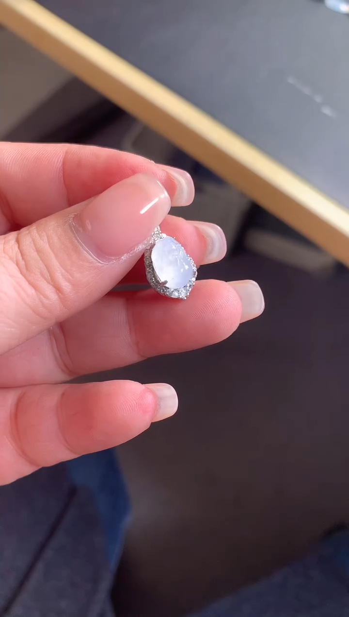 【闪购商品】翡翠吊坠(不含链)银S925镶嵌1