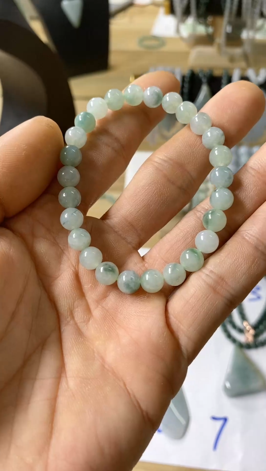 【闪购商品】翡翠手链未镶嵌天然缅甸翡翠A货