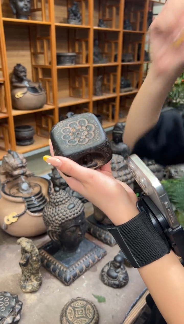 陶土【火山泥】西面佛香插