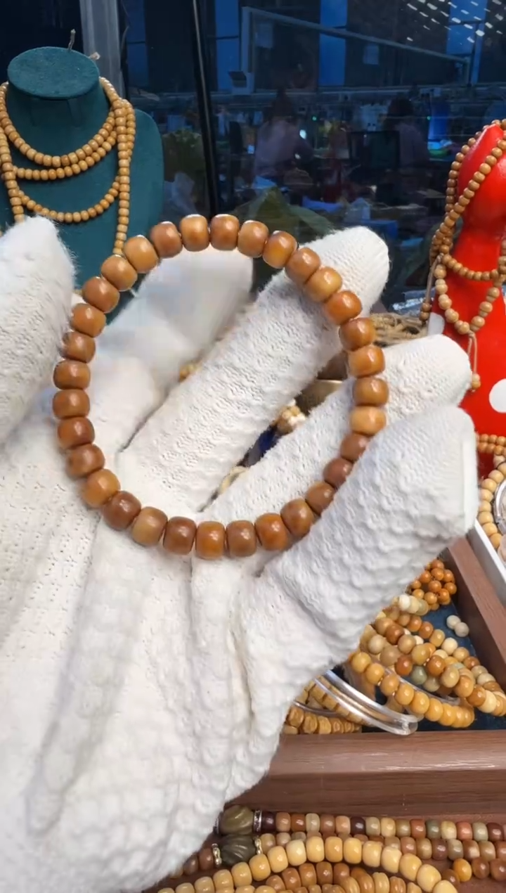 菩提根/象牙果吊坠龙脊单圈糖心料卡7.8*6