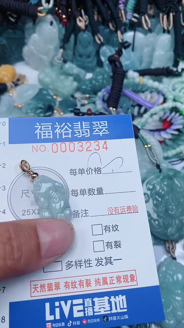 【闪购商品】翡翠颈饰未镶嵌...0003234