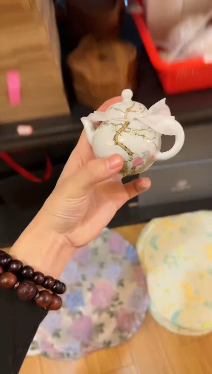 【闪购商品】瓷片茶壶大碗茶的茶器