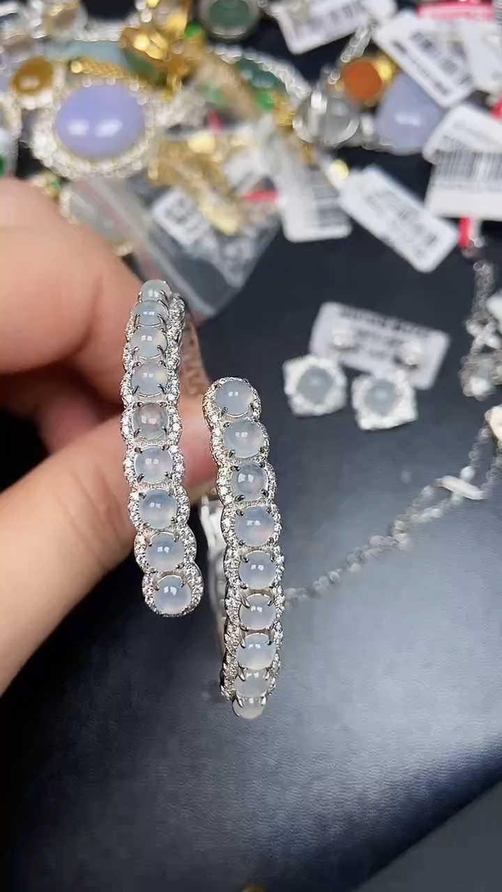 银S925镶嵌戒指翡翠2480