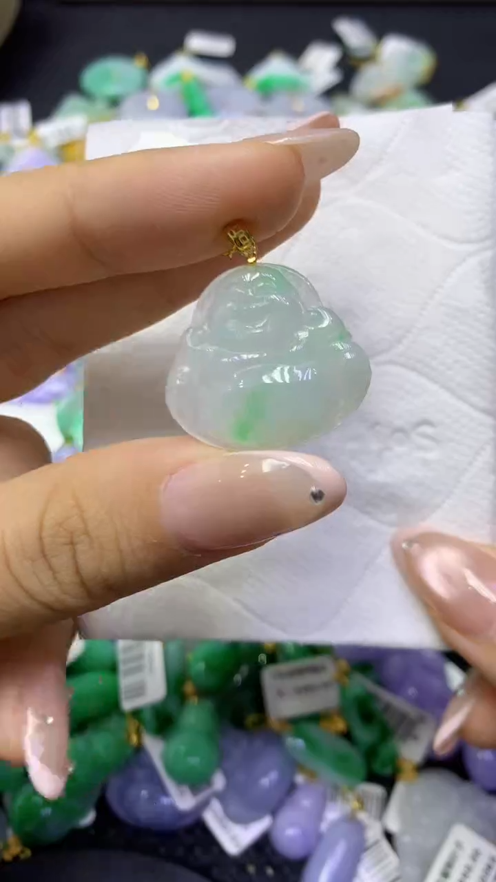 颈饰未镶嵌翡翠天然缅甸翡翠A货