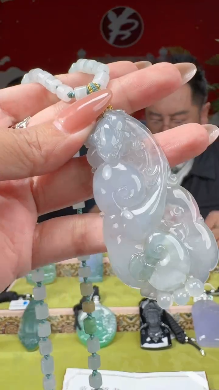 【闪购商品】翡翠颈饰未镶嵌064  /天然a货翡翠