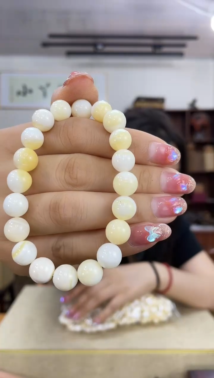 乌木类端景台979海南塑料1.0带黄单圈串木木