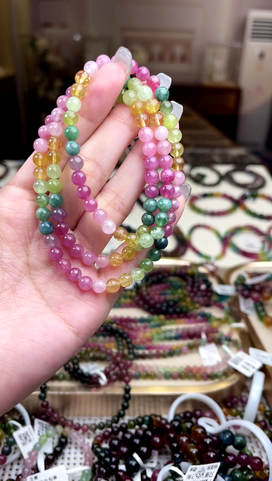 【闪购商品】碧玺/未镶嵌5mm+碧玺多圈多样性发货