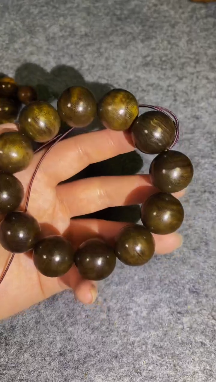 【闪购商品】金丝楠木雕【楠帝】小叶桢楠阴沉玻璃底影子波2.0