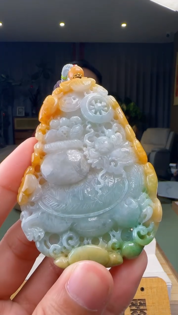 【闪购商品】翡翠未镶嵌颈饰XM@@960Q3J15994