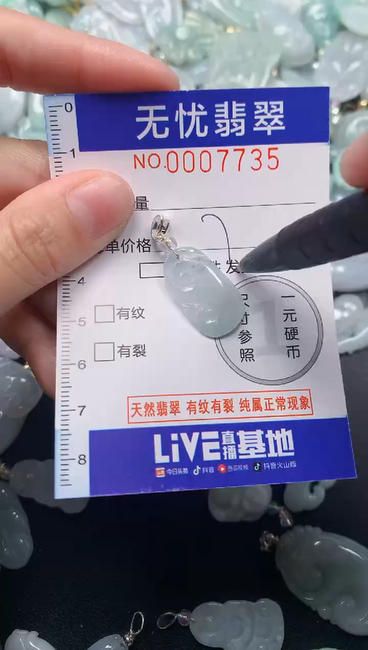 颈饰未镶嵌翡翠7735