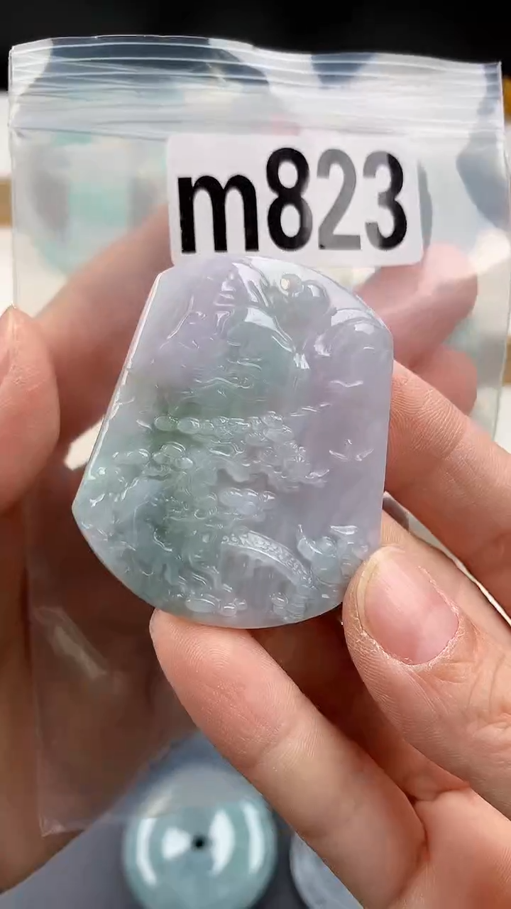 颈饰未镶嵌翡翠天然翡翠吊坠挂件