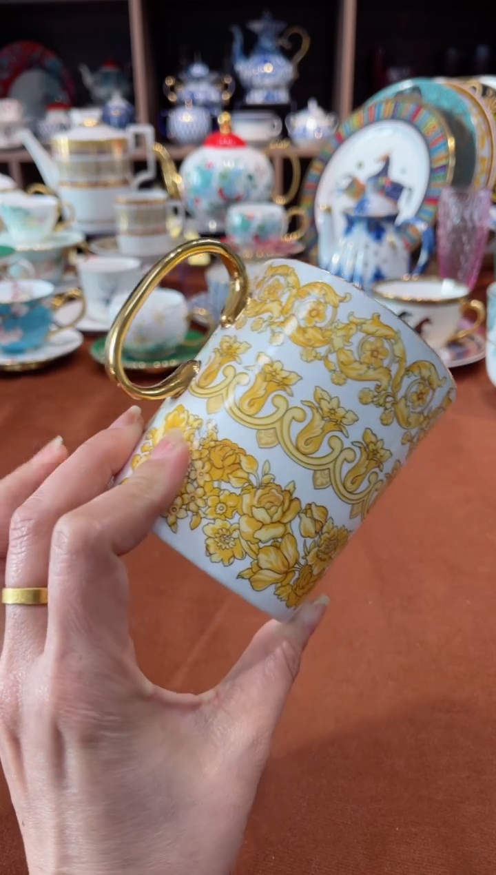 【闪购商品】瓷片范金马克杯······