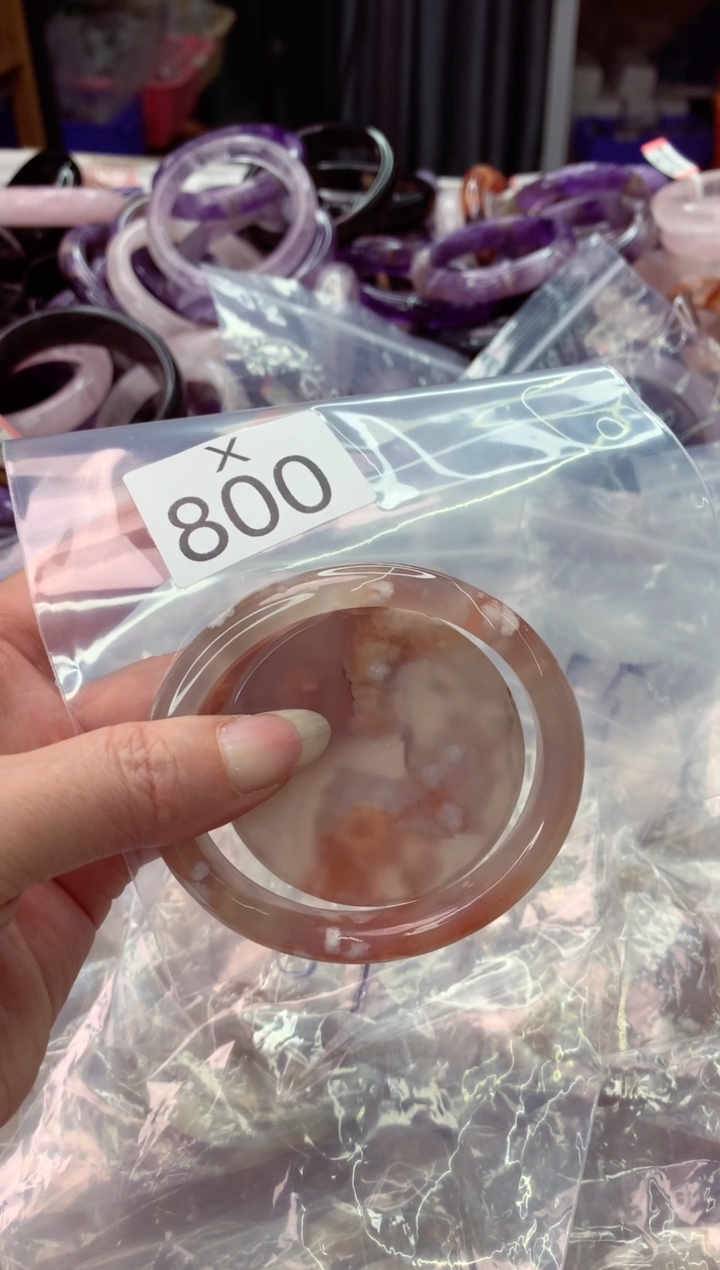 未镶嵌手镯水晶新**红X800-59