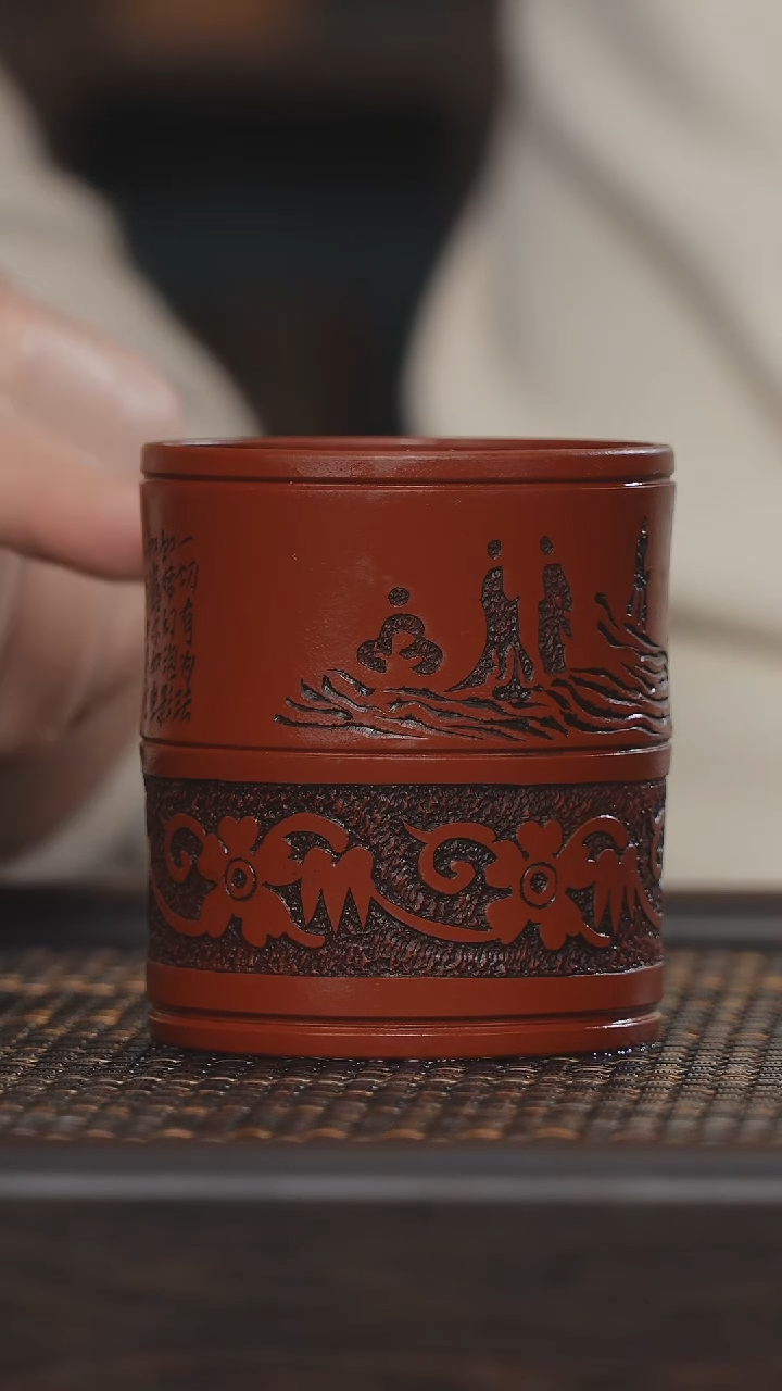 【闪购商品】紫砂茶杯非遗茶器-金刚经