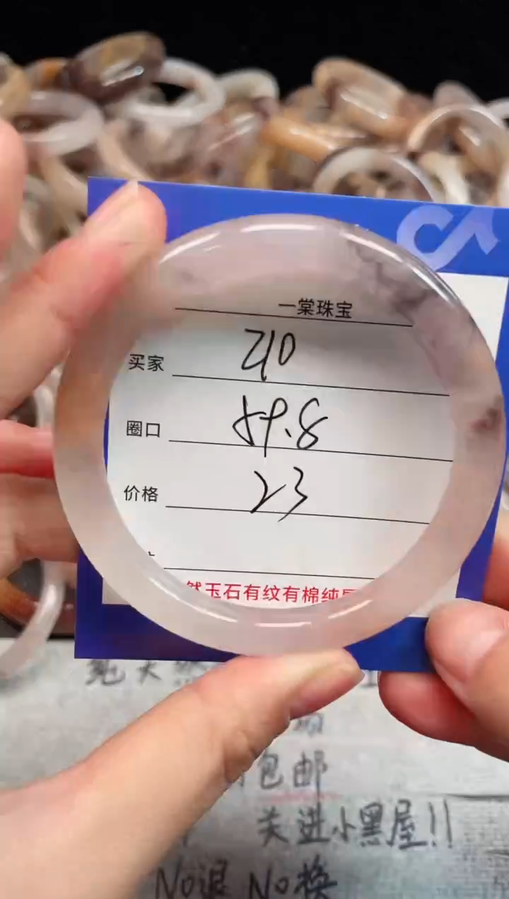 未镶嵌手镯石英质玉210