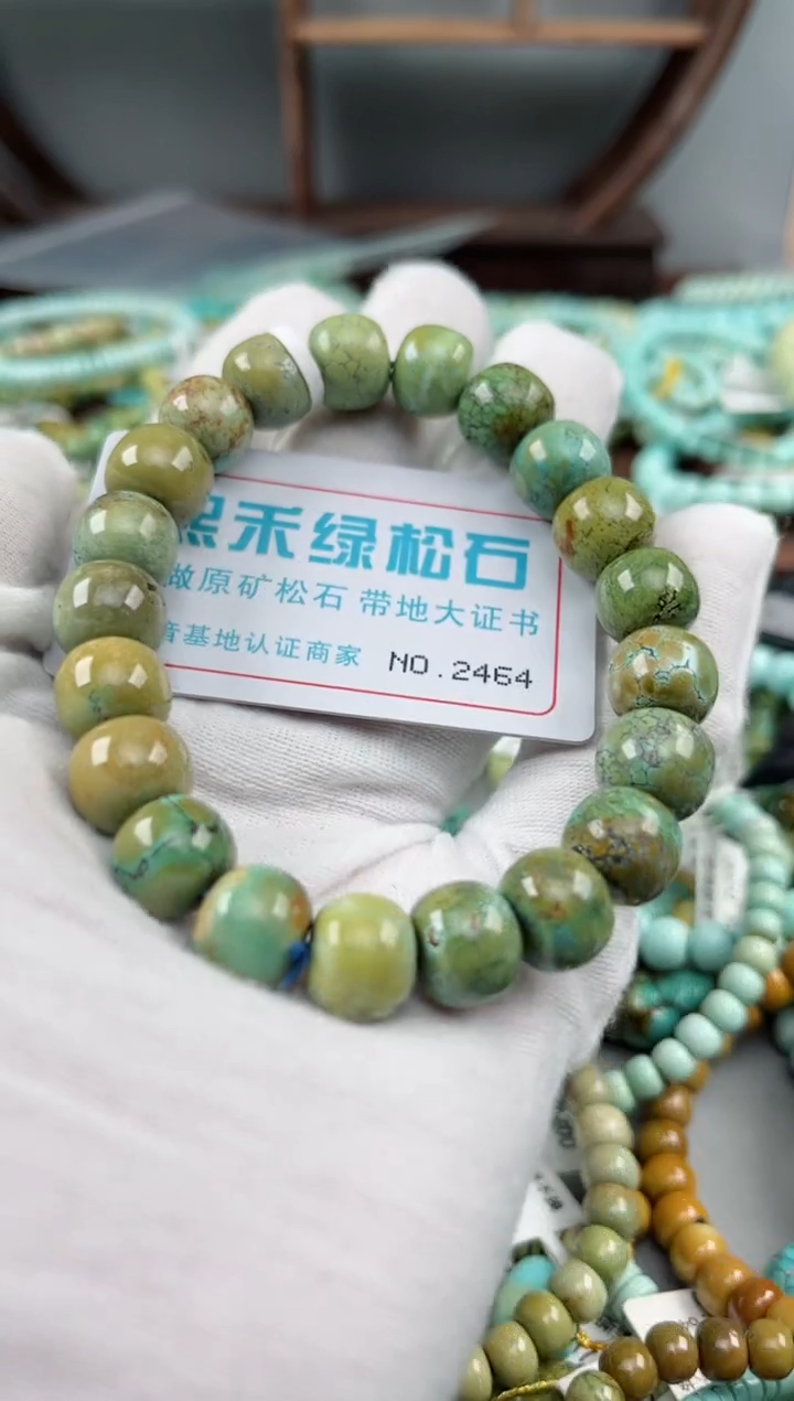 未镶嵌绿松石松石2464