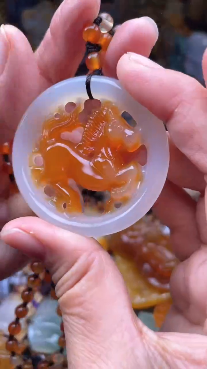 【闪购商品】玛瑙/玉髓颈饰未镶嵌AA