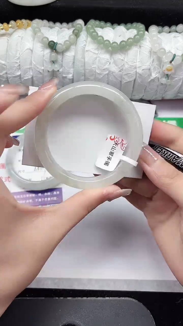 未镶嵌手镯石英质玉364-56/57