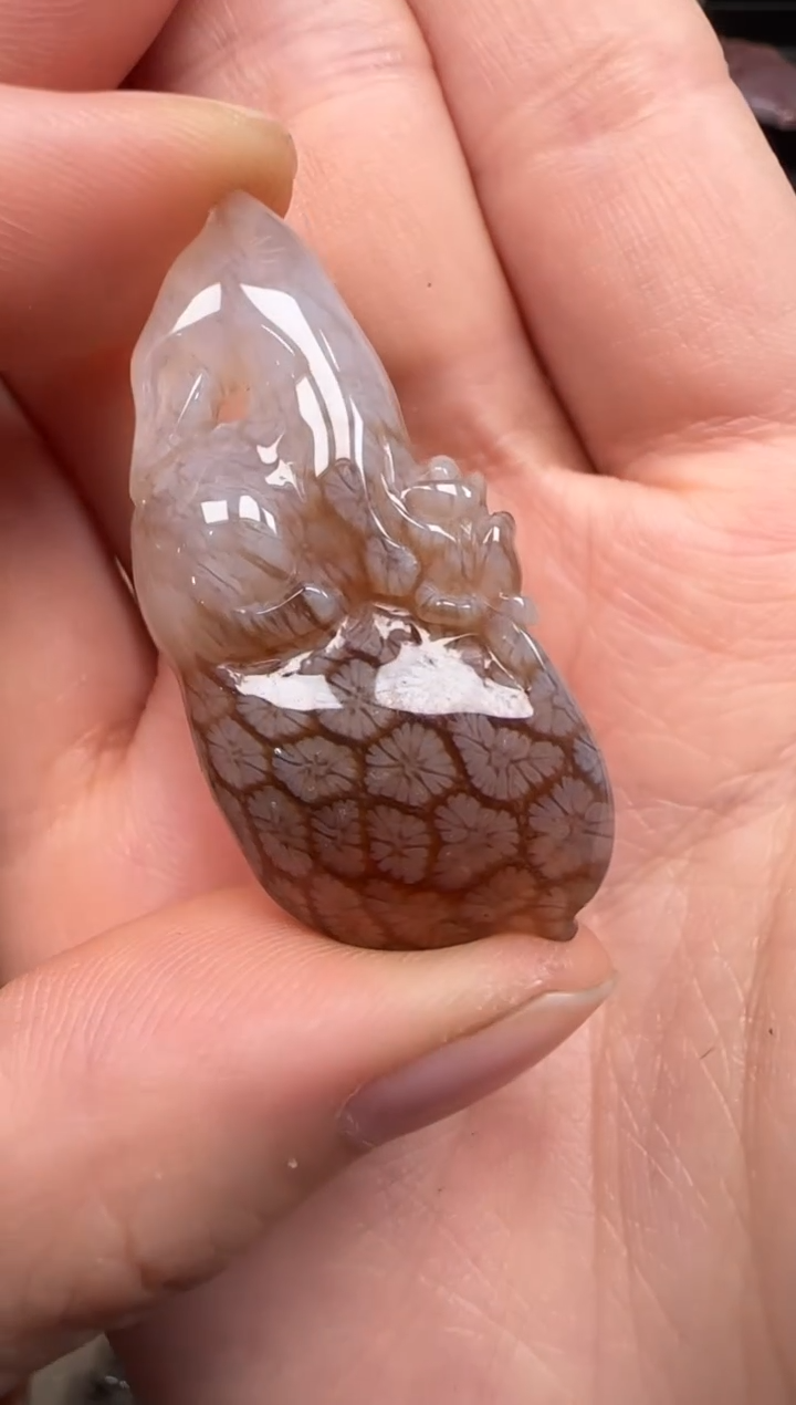 【闪购商品】硅化珊瑚（珊瑚玉）未镶嵌颈饰968