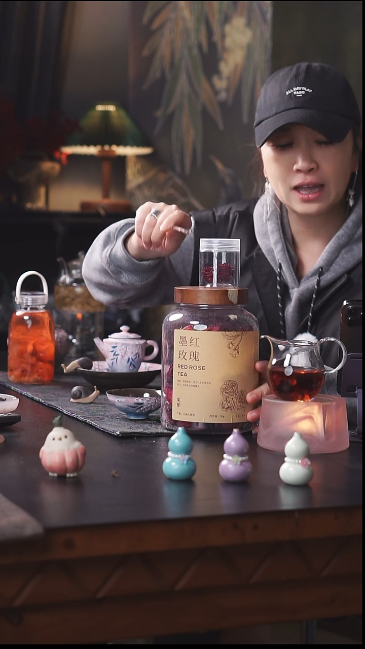墨红玫瑰+试喝+压花勺