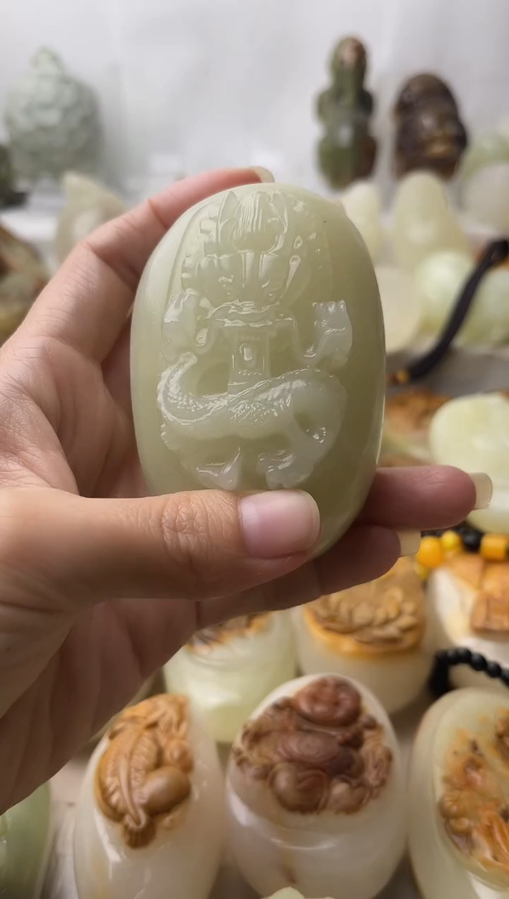 石材古青石棉纹正常不退换九五龙